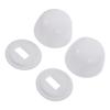 3 Pares de Accesorios para Asiento de Inodoro Ferretería Tapas para Tornillos de Inodoro Cubierta Lisa para Tornillo Tapas de Plástico para Suelo