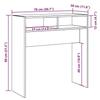 VidaXL Console Table Old Wood 78x30x80 Cm Engineered Wood, Sofa Table, Hallway Console Table, Support of 856620