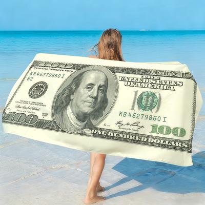 Franklin Geld Handtuch Schnelltrocknend Strandtücher Sind Geeignet Für Schwimmbäder Camping Yoga Und Das Fitnessstudio