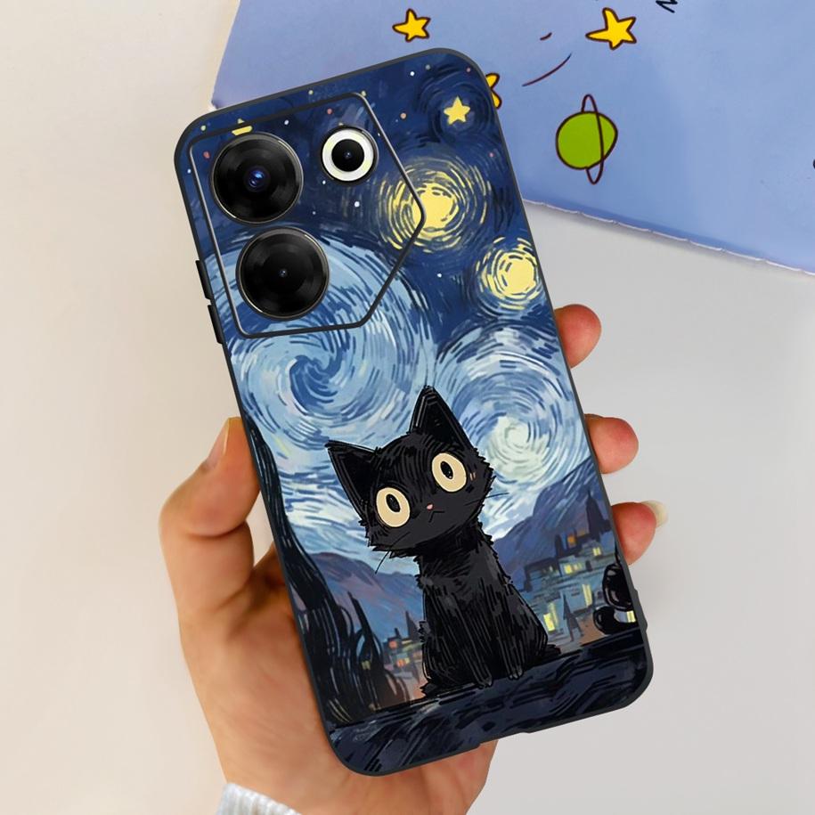 For Tecno Camon 20 Pro 5G Case Marble Cover For Tecno Camon 20 Bumper Soft Silicone Phone Cases For Camon20 Pro CK8n CK7n Fundas