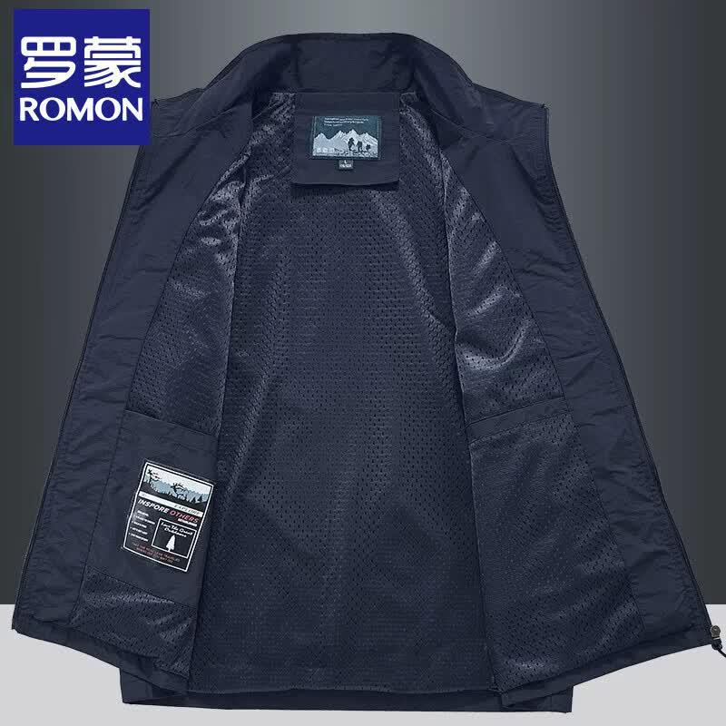 Luomeng Men's Summer Outdoor Quick-Dry Multi-Pocket Vest