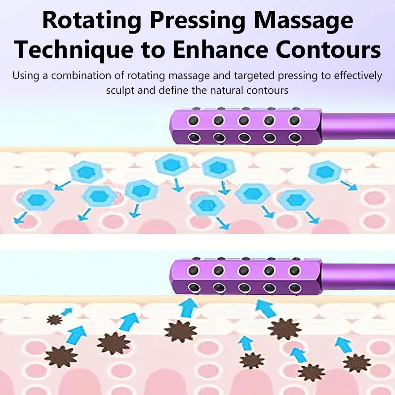 Professional Beauty Roller Facial Roller Set 24Germanium Facial Massage Tool Gua Sha for Skin Tightening Care