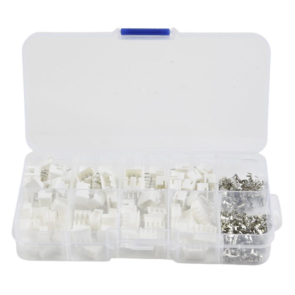 230 Pieces XH2.54 2.54mm Spacing Terminal Kit/Housing/Pin Connector for JST Connector