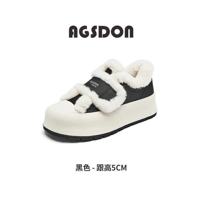 

Обувь Augustine из бархата, маленькие белые туфли женские 2025 новая зимняя низкая хлопковая обувь на липучке, повседневная спортивная обувь для скейтборда 40