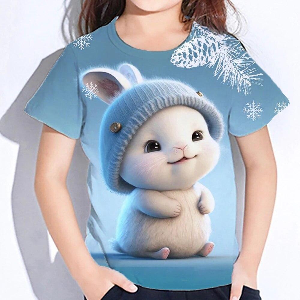 Buy T-Shirts For Children Top 3D Cat Graphic T Shirts Funny Kids