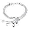 Tai Chi Tassel Pendant Heart Bracelet Women's Fashion Jewelry Chinese Design Handwoven Gift