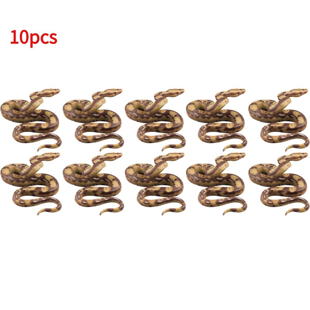 Funny Large Realistic Rubber Snake Prank High Simulation Model Fashion Halloween Tricky Toys Realistic Fake Snake Toy