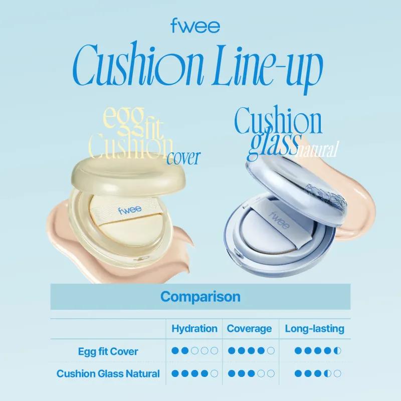 [fwee] Cushion Egg-Fit Cover (5 colors)
