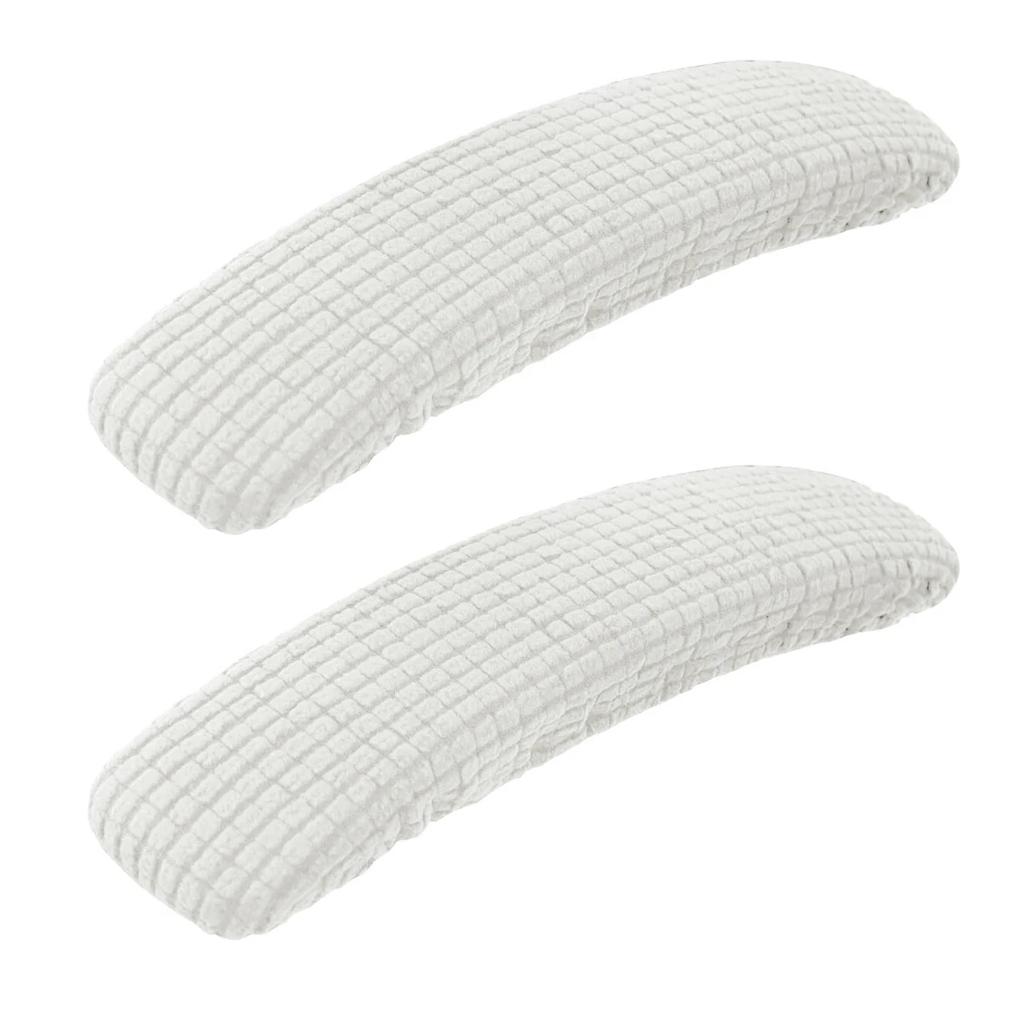 1 Pair Office Chair-Arm Cover Dustproof Stretchable Stain Resistant Spandex Stretch Computer Chair Arm Slipcover