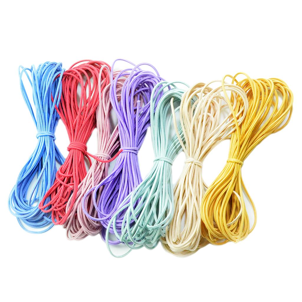 2mm Elastic String Cord Thread Beading for Jewelry Making, Bracelets Beading,