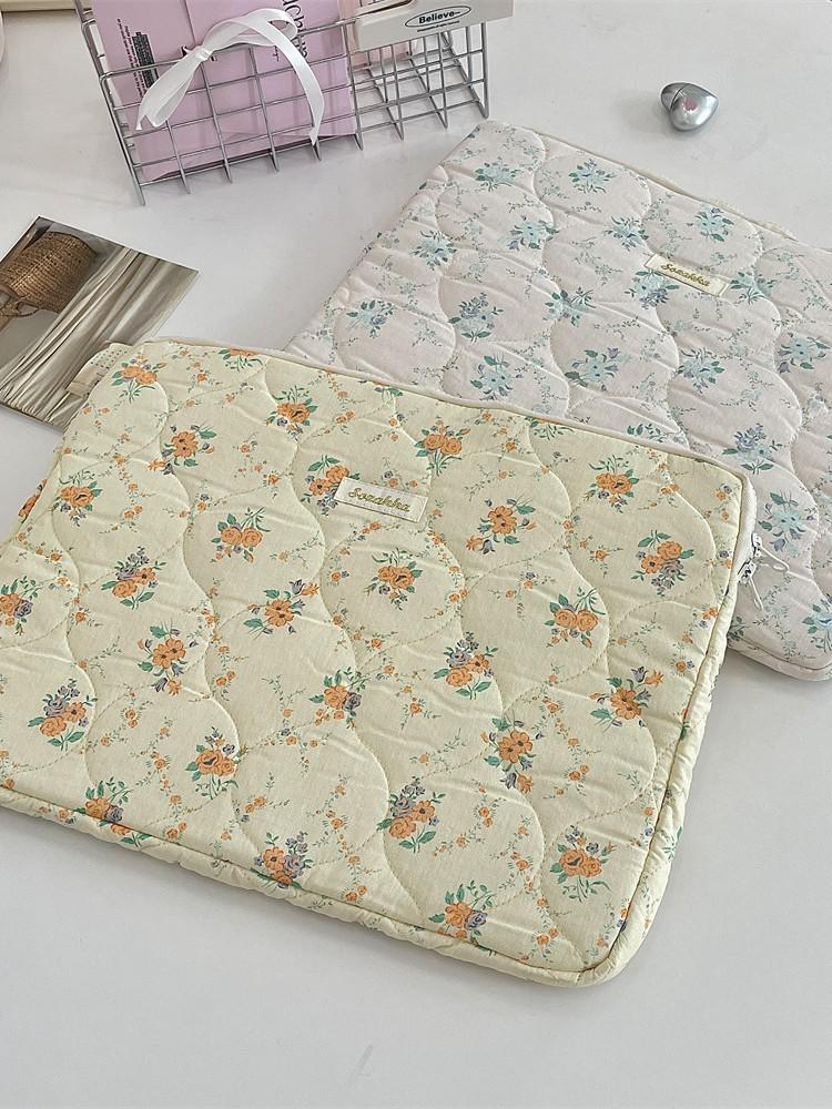 Cute Rabbit Diamond Embroidery Korean Laptop/Tablet Storage Sleeve - Available In 11/13/15 Inches.