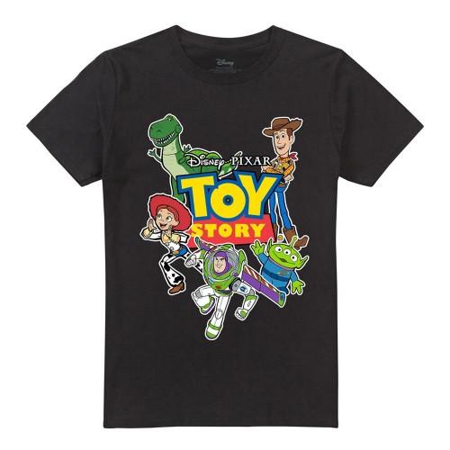 Toy Story Unisex Adult Characters Cut Out T-Shirt