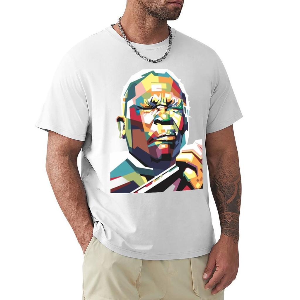 BB King in WPAP TShirt Casual Pattern Print Tee Shirt