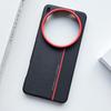 For VIVO X200 Ultra X200 Pro Mini Case Fashion PU Leather Metal Lens Frame Protective Back Cover Case For VIVO X200S Phone Shell