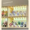 1 Pack Stackable Collectible Display Case With Motion Sensor LED Lights For Action Figures Mini Toys Durable Clear Showcase Box