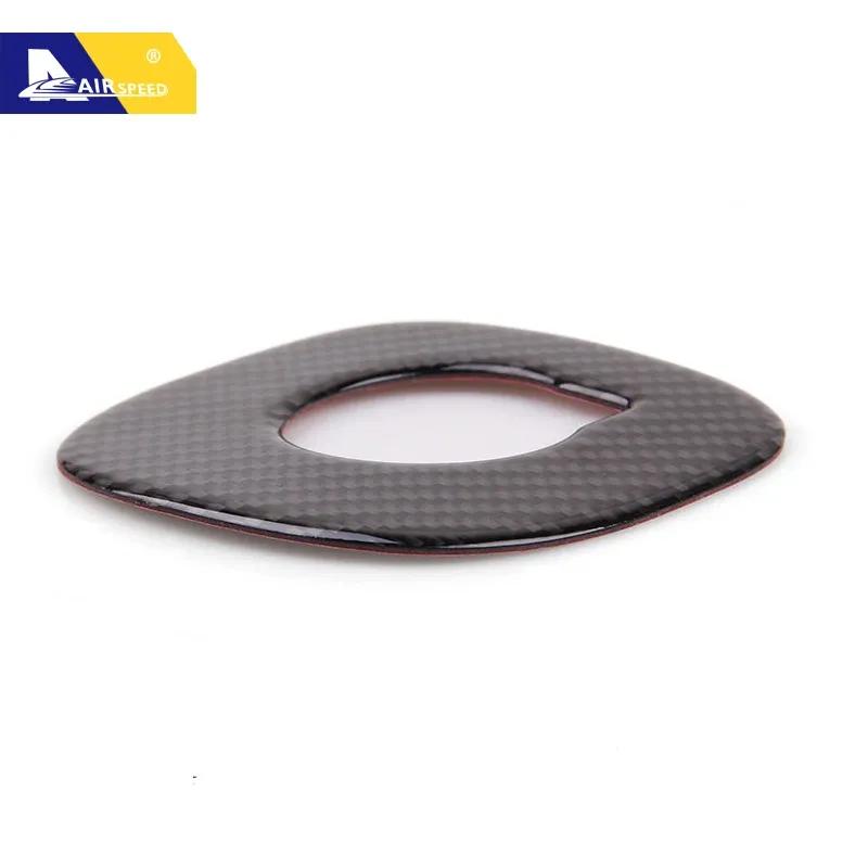 Airspeed for Volvo XC60 2018 XC90 S90 V90 Accessories Carbon Fiber Steering Wheel Stickers Car Interior Decoration Car Styling