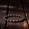 Festliche Geschenke Hämatit und Kupfer Perlenarmband Minimalistischer Modeschmuck für Männer und Frauen Tägliches Tragen Einfaches Vielseitiges Accessoire