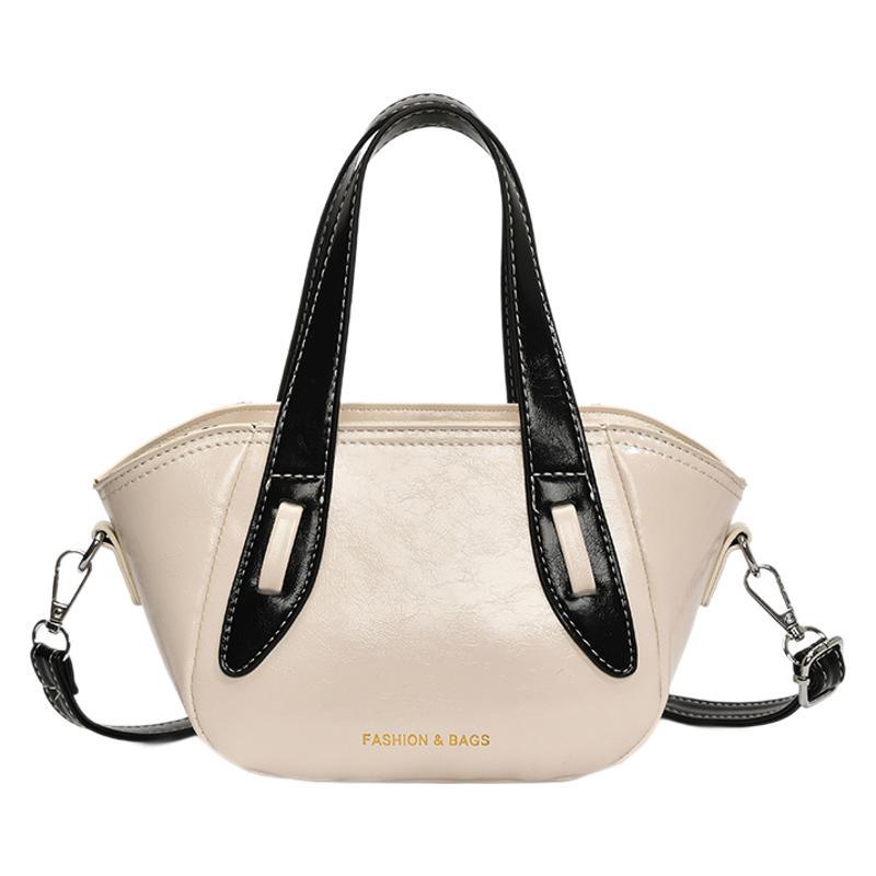 Premium Hand Bag Summer Shoulder Messenger Bag Silver Powder Contrasting Color Bag Women's Shoulder Messenger Tote Bag