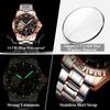 POEDAGAR 1415 Luxus Herren Skelett Tourbillon Automatisch Mechanische Herrenuhr Wasserdicht Leuchtend Edelstahl Herrenuhren