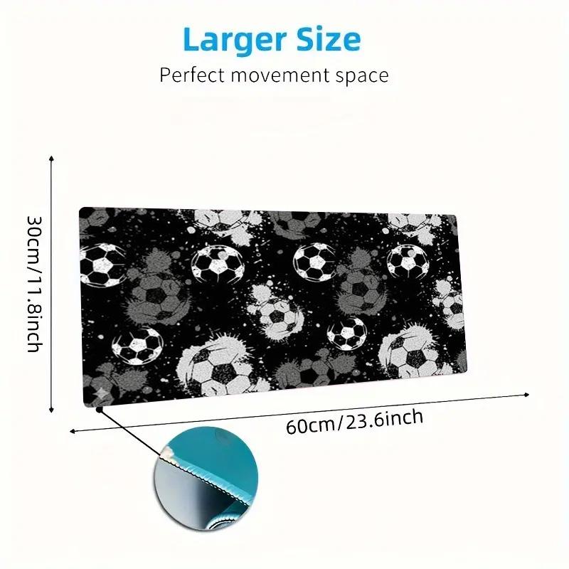 Soccer Color Mouse Pad Large Gaming Table Cushion Non-slip Laptop Tablet Big Mousepad XXL Mat Mini PC Playmat With Lock Edge