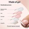 French Press On Toenail Set 120/150pcs Short Square Shiny Fake Toenails for Summer Foot Nail Art DIY Pedicure