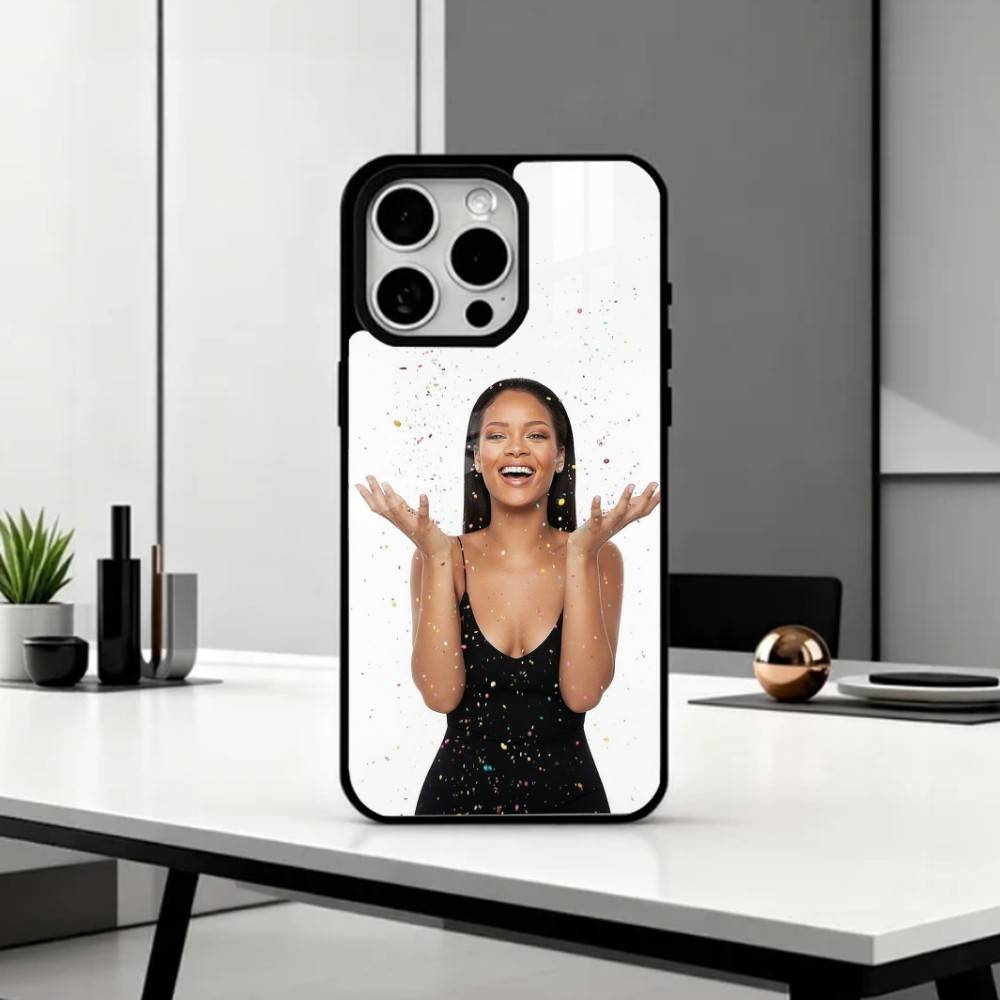 R-Rihanna Navy F-Fan Club  Phone Case For iPhone17,16,15,14,13,12,11 Plus,Pro Max Magnetic For Magsafe Wireless Charging