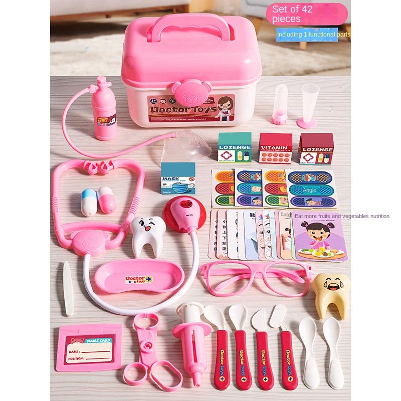 

Симуляционный набор доктора для детей, игра-притворство, ролевые игры для девочек, аксессуар, медицинский набор, инструменты медсестры, игрушки для детей, подарок