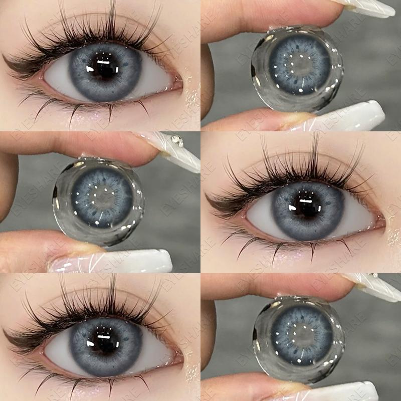 

1 пара цветных зрачков для глаз, серые натуральные линзы для глаз, коричневые модные линзы, красивые зеленые линзы для глаз, синие линзы 0