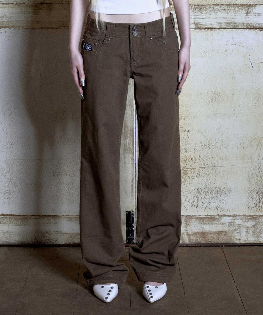 Opeoseu0012 Op.08 Og-Classic Lowrise Pants Brown