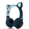 Cat Ear Luminous Bluetooth Headset: Over-Ear Wireless Headphones Compatible with Mobile Phones