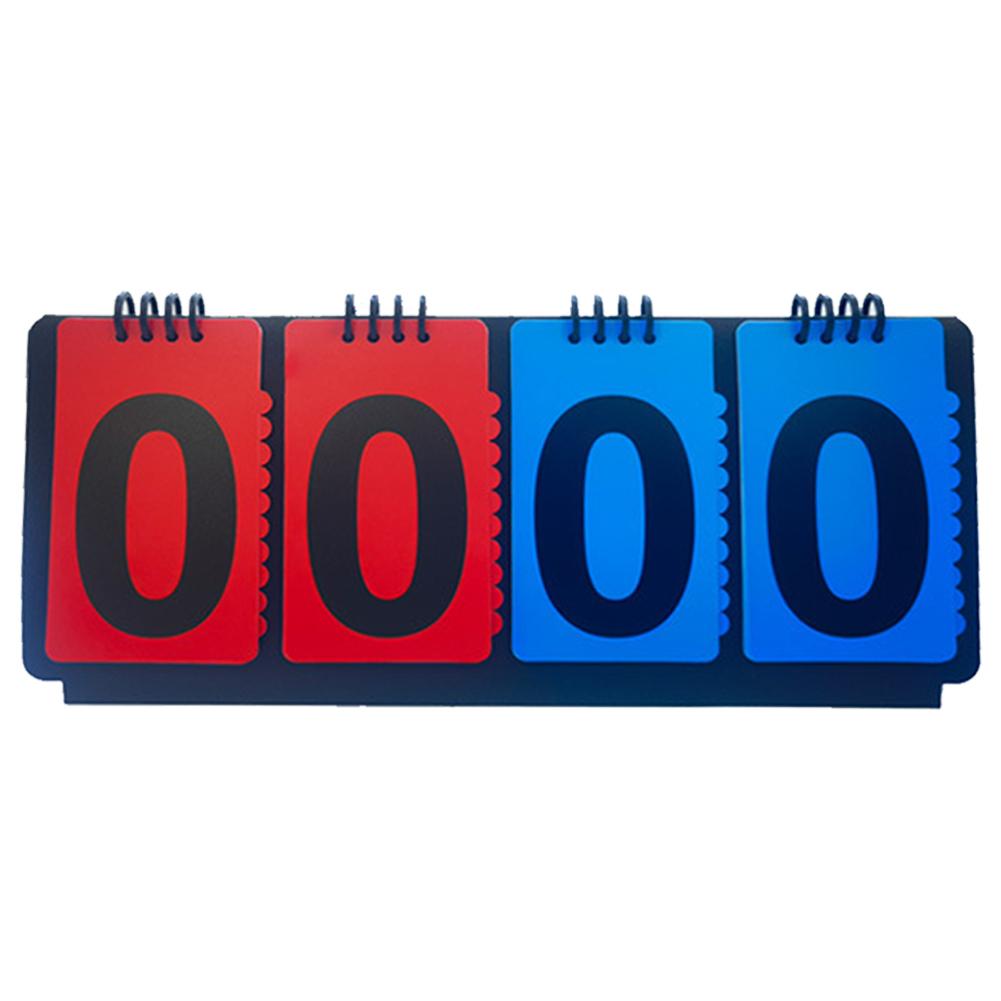 Score Keeper Score Flipper Manual Score Flip Cards for Baseball Tennis Ball Basketball Football