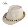 Summer sunshade sunscreen topper hat women's simple casual beach hat men's jazz hat straw woven handmade straw hat