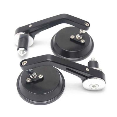 Pack of 2 Motorcycle Rear View Mirrors Durable 360 ° Rotation Adjustable Wide Angle Handy Installation Moped Accessories