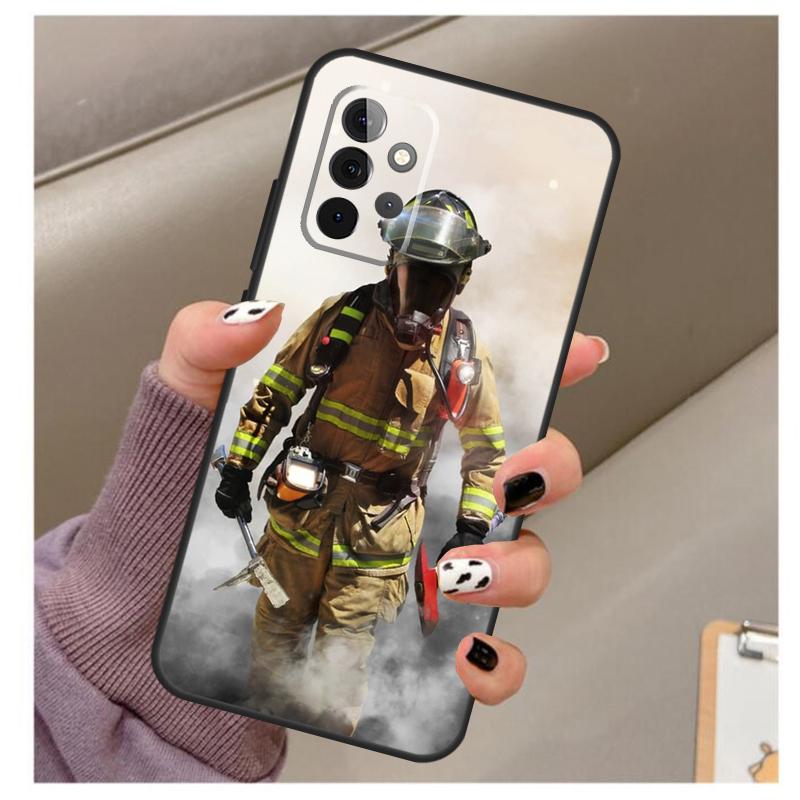 Héroes Bomberos Estuche Bombero Para Samsung Galaxy A56 A16 A26 A36 A06 A52 A53 A33 A13 A34 A54 A14 A15 A35 A55 A22 A32