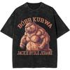 Bobr Kurwa Bober Beaver Washed T Shirt Streetwear Hip Hop Novelty T-Shirt Poland Polish Animal Meme Tee Shirt for Men Women