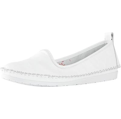 Damen-Slipper Andrea Conti Damen Leder weiß