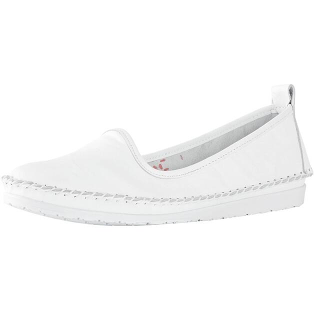 

Женские слипоны Andrea Conti Damen leder белые 42