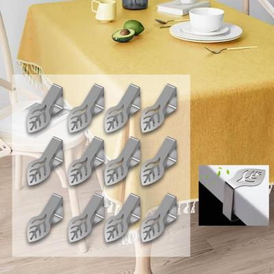 12 Stück Picknick-Tischdeckenklammern Tischdeckenhalter Premium Abdeckungsklammern für das Essen