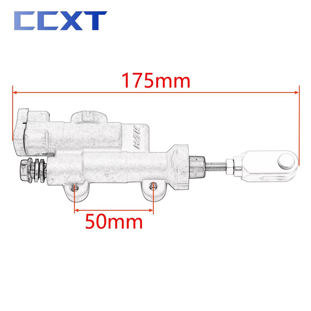 Motorcycle Rear Hydraulic Brake Master Cylinder Pump Rear Brake Pump For Kayo T4 T6 K6 For Honda CR 125R 250R CRF250R CRF450R