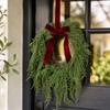 Small Artificial Flower Wreath for Front Door, Hanging Home and Patio Decoration