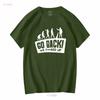 Human Evolution Go Back Funny Humor T Shirt Sizes S to 5XL vintage Washed Breathable graphic Top For Everyday Wear streetwear