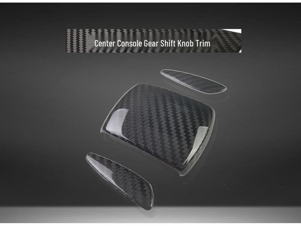 Carbon Fiber Gear Shift Trim for Mercedes-Benz GLE Interior Modification