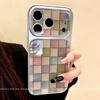 Applicable to Apple 11promaxiphone11 mobile phone case high-end sense simple female personality retro color square
