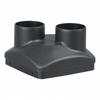 5KW Diesel Heater Air Outlet Cover Dual 60mm Diagonal Duct Ports