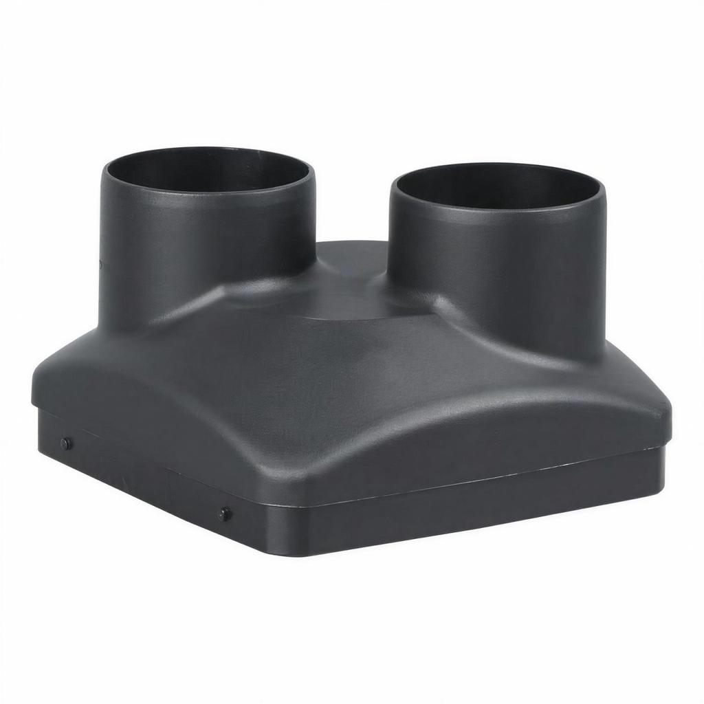 5KW Diesel Heater Air Outlet Cover Dual 60mm Diagonal Duct Ports