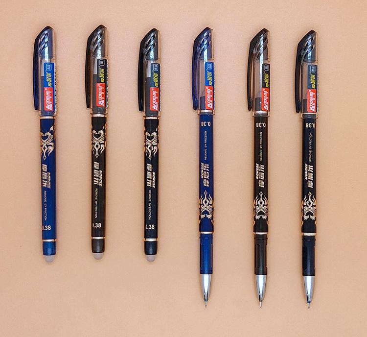 Aodemei Erasable Gel Pen, 0.38mm Needle Tip, for Office, Business & Student Use.