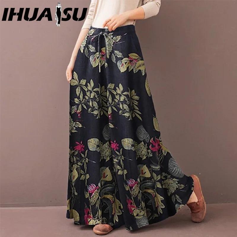 

IHUASU Женские модные повседневные брюки и капри XXXXXL темно-синий