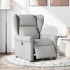 VidaXL Fauteuil inclinable électrique gris nuage tissu 3303363