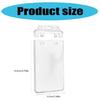 Card Protective Case Card Holders Waterproof Card Case Name Badge Holders Clear Card Badge Holders for Students