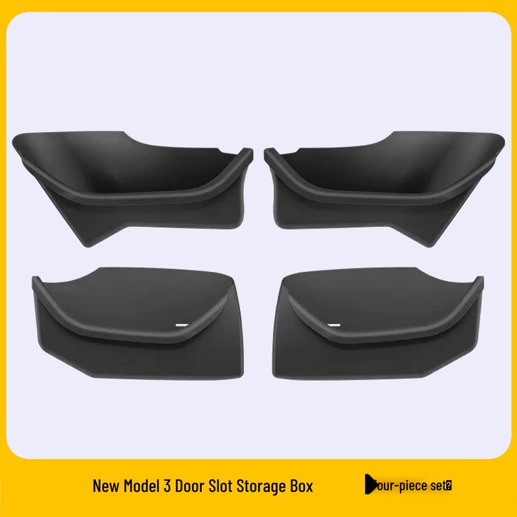Tesla Model Y/3 Full Wrap Door Slot Storage Box - TPE Accessory